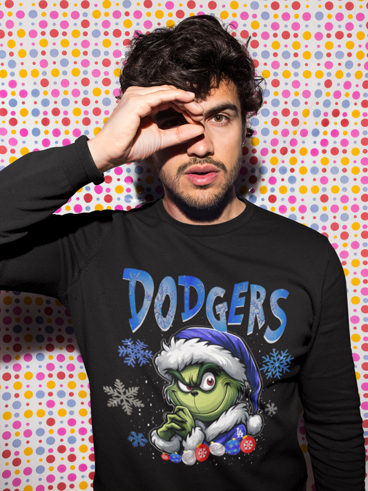 Dodgers Grinch Sweater