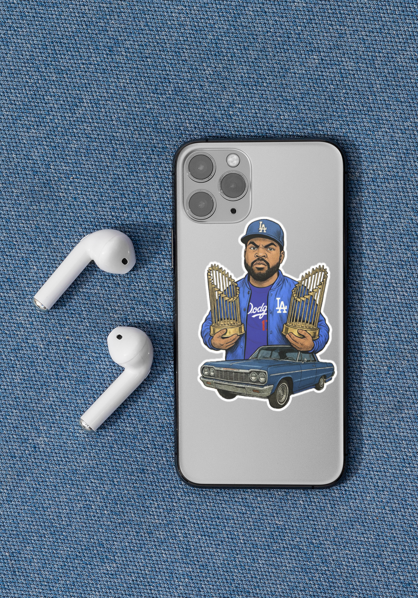 Ice Cube Back 2 Back Sticker