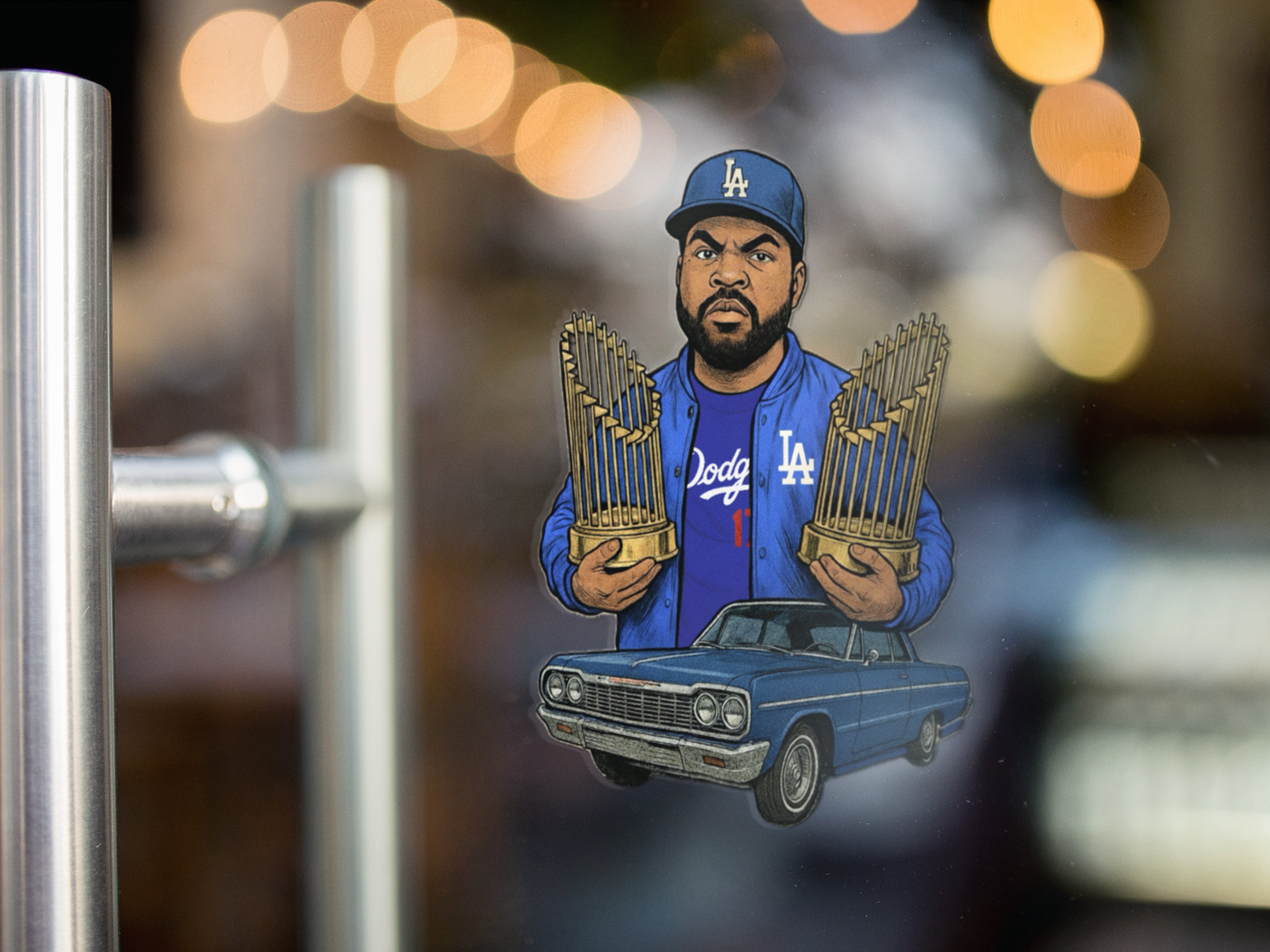 Ice Cube Back 2 Back Sticker